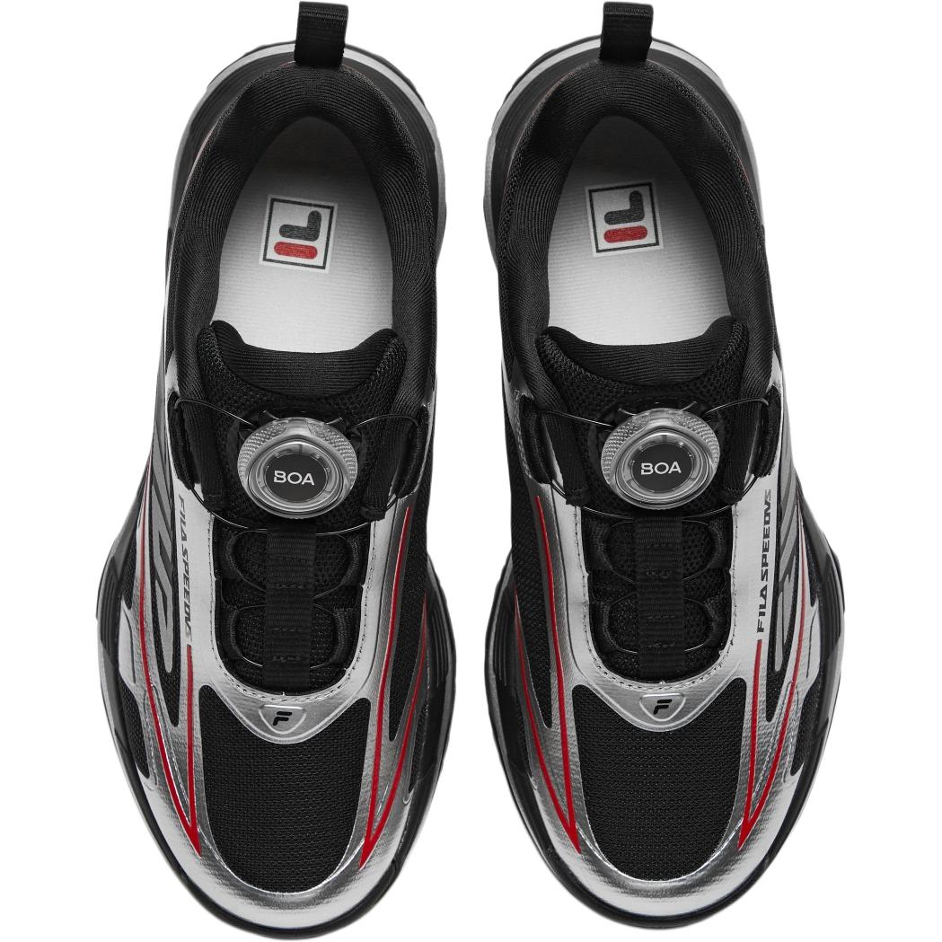 Детская обувь Fila KIDS PERFORMANCE-FPHSPEED 5 S (черный с серебряным) — фото 4