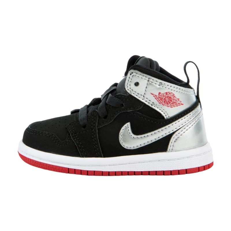 Кроссовки Jordan Air Jordan 1 (черно-красные)