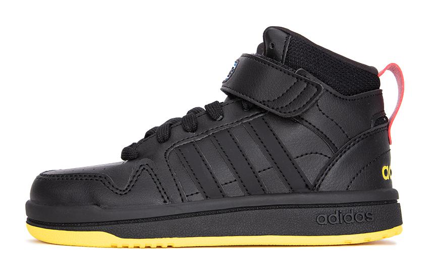 Кеды adidas adidas neo Postmove Mid K (черный / желтый / синий / красный)