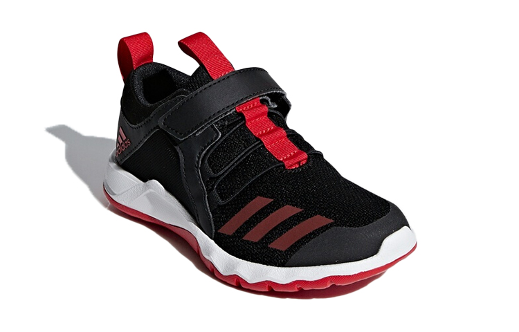 Детские кроссовки adidas Rapidaflex El K (черно-красные) — фото 3