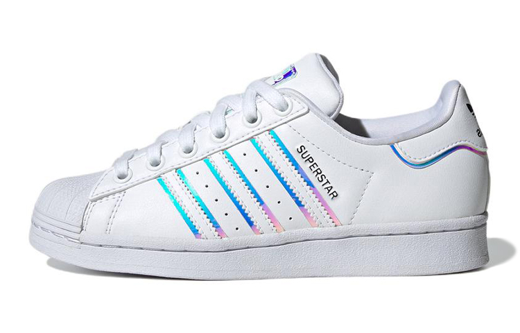 Детские кеды adidas originals J (белые)