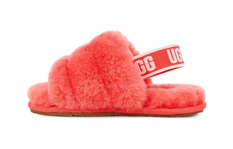 Детские сандалии UGG Fluff Yeah Slide (розовые)