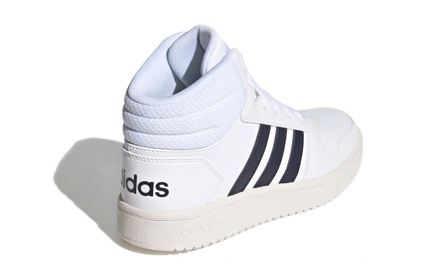 Кеды adidas neo Hoops 2.0 K (черно-белые) — фото 5