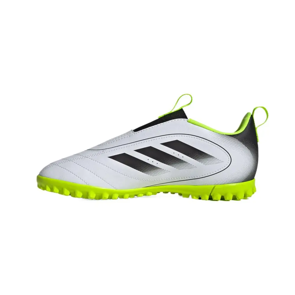 Adidas GOLETTO 9 Abrasion Resistant Low top Soccer Shoes White Kids'