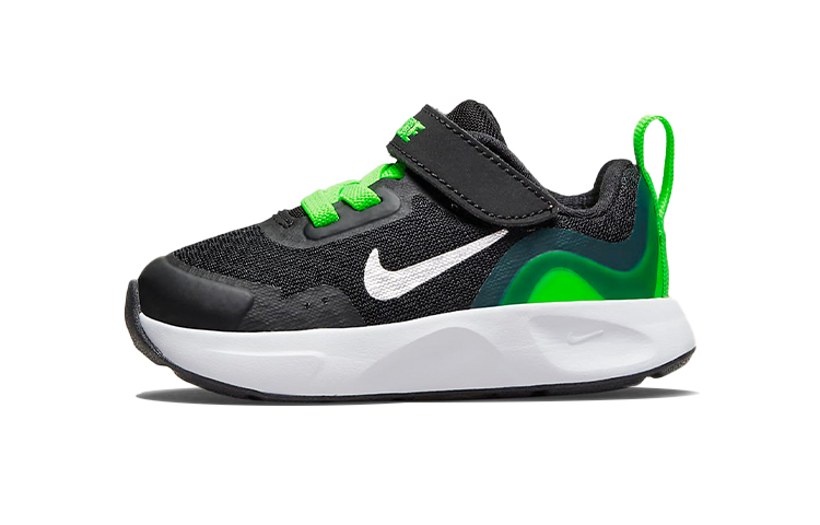 Кроссовки Nike Wearallday (черно-зеленые)