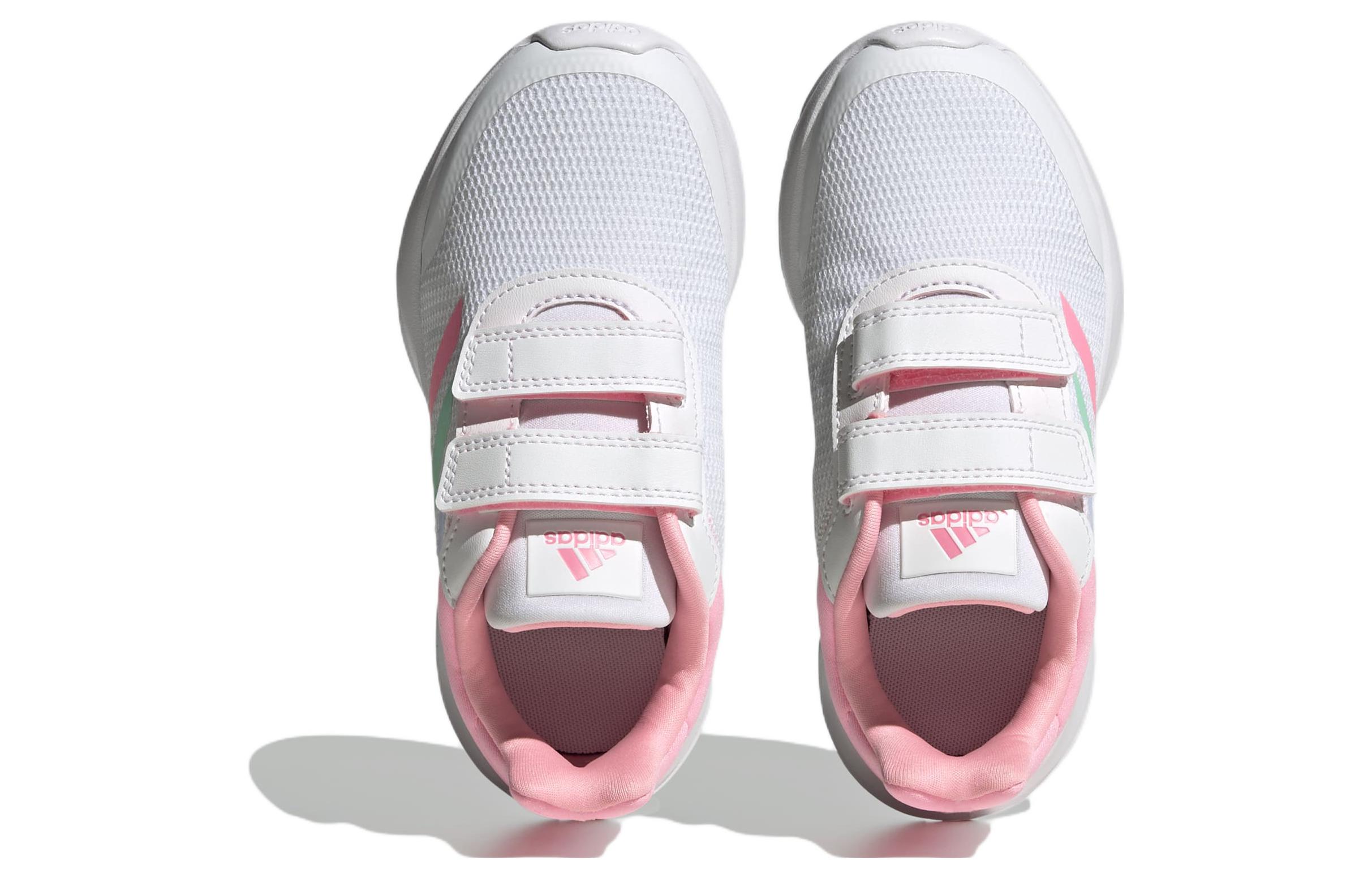 Детские кроссовки adidas TENSAUR (бело-розовые) — Белыйрозовый — фото 5