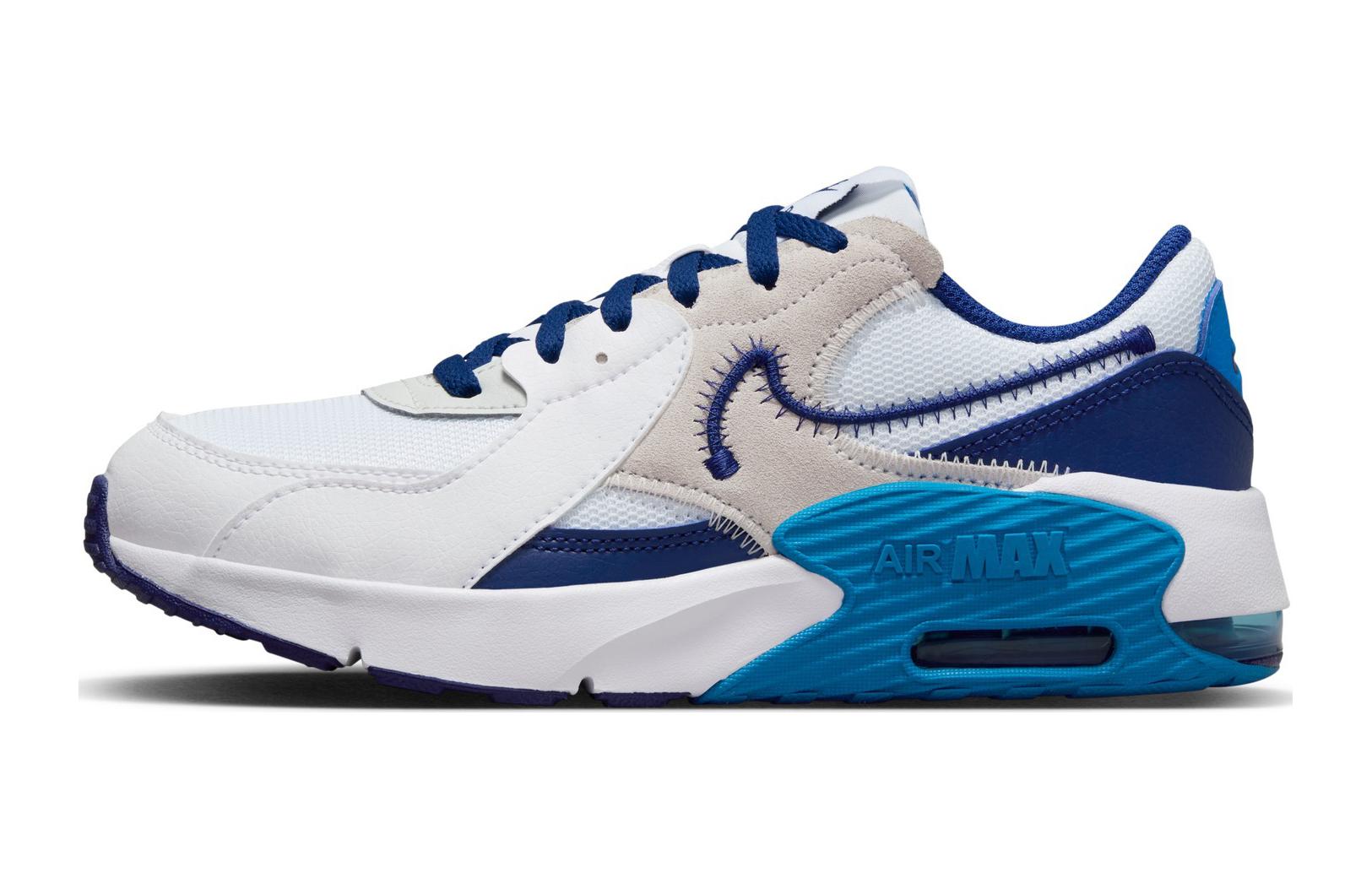 Кроссовки Nike Air Max Excee GS (бело-синие)