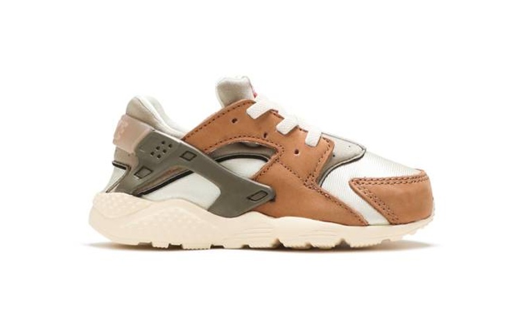 Кроссовки Stussy x Nike Huarache (коричневые) — фото 4