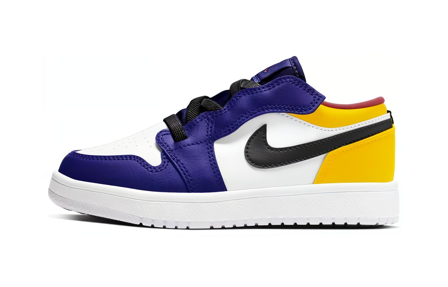 Кроссовки Jordan Air Jordan 1 Low Alt (сине-желтые)