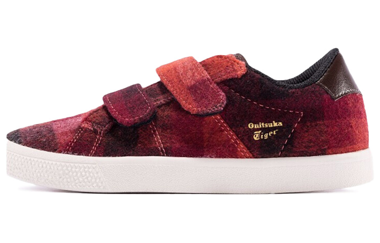 Детские кеды Onitsuka Tiger Lawnship PS (красно-белый)