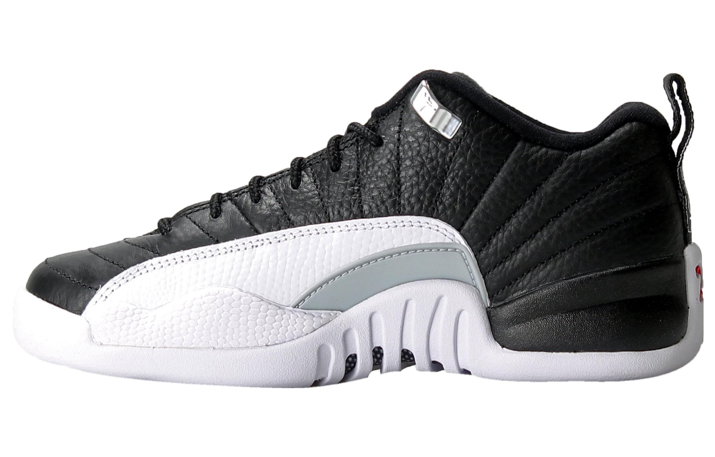Кроссовки Jordan Air Jordan 12 Retro Low Playoffs (черно-белые)