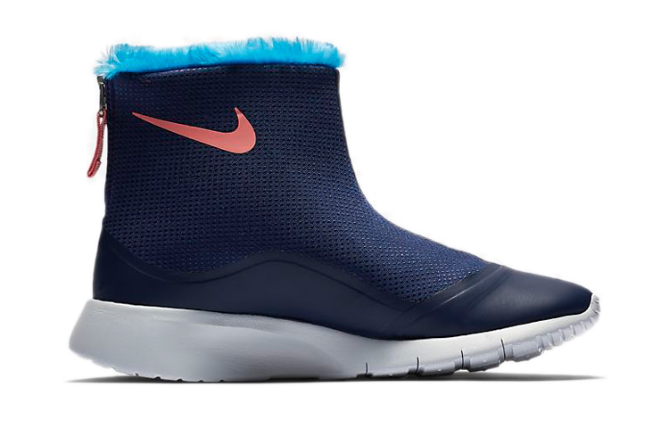 Кеды Nike NikeHI (сине-розовые) — фото 3