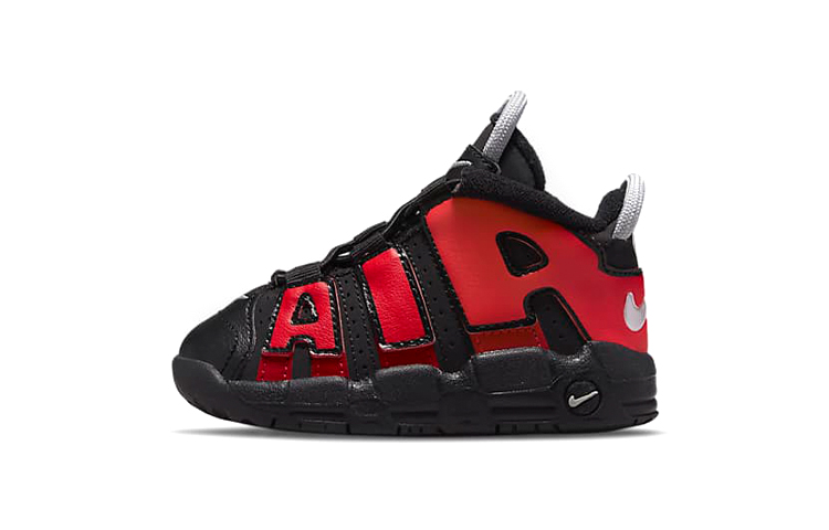 Кроссовки Nike Nike Air More Uptempo (черно-красные)