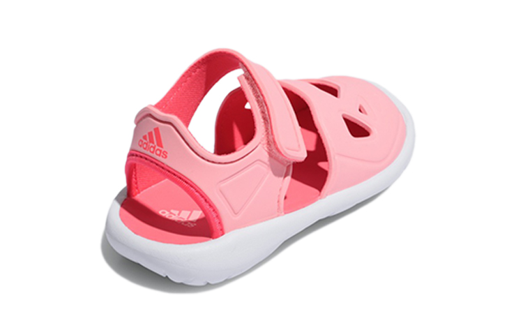 Детские сандалии adidas Fortaswim 2.0 (розово-белые) — фото 4