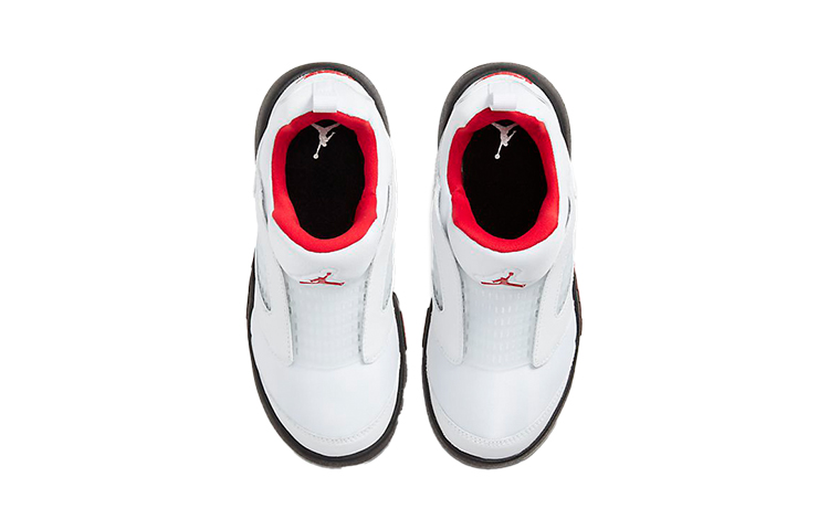 Детские кроссовки Jordan Air Jordan 5 Retro Little Flex 2020 (бело-красные) — Белыйкрасный — фото 6