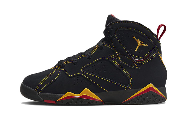 Кеды Jordan Air Jordan 7 Retro (черно-желтые)