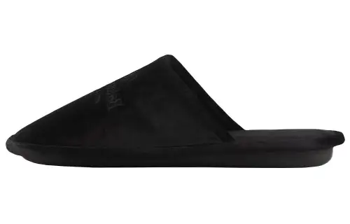Balenciaga Home Embroidery Sandals Black