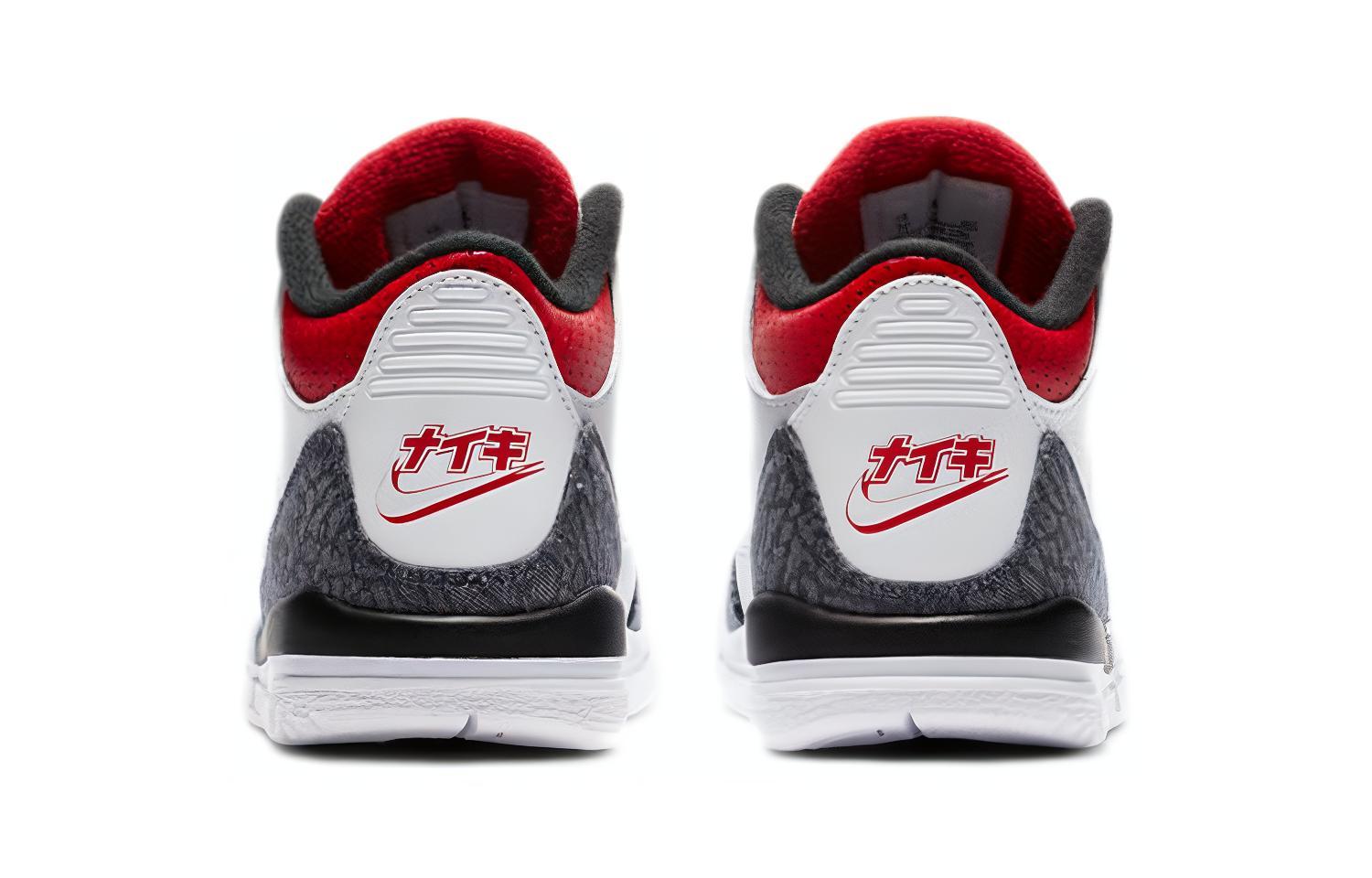 Детские кроссовки Jordan Air Jordan 3 SE-T (красный) — фото 6