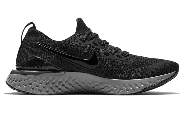 Кроссовки Nike Epic React Flyknit 2 (черные) — фото 2