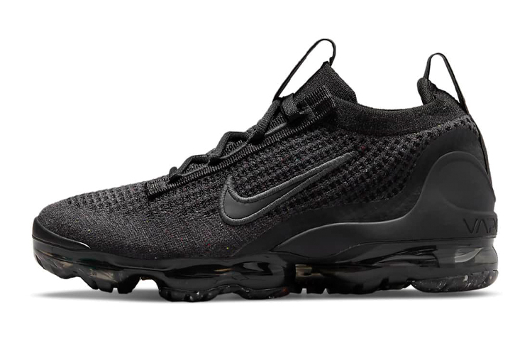 Nike Air VaporMax 2021 Flyknit 'Triple Black' Gs
