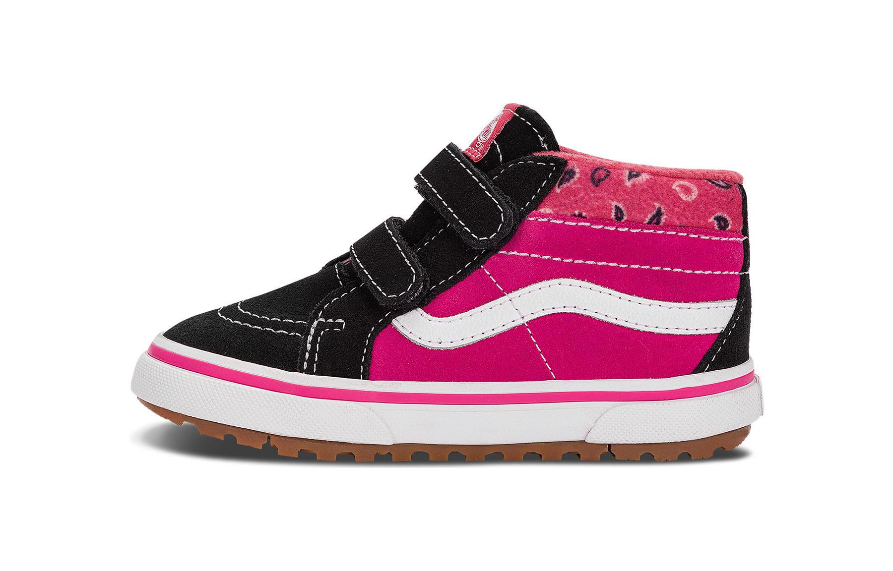 Кеды Vans SK8 (черно-розовые)
