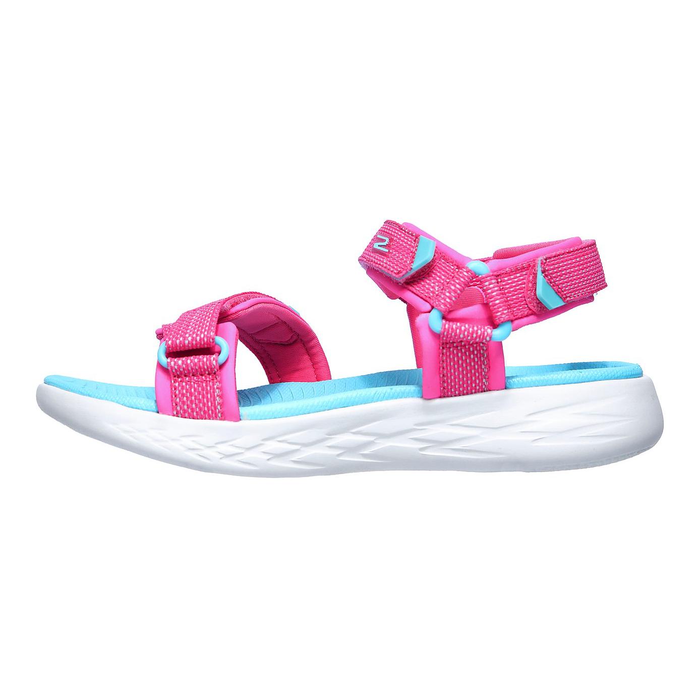 Сандалии Skechers (розово-голубые)