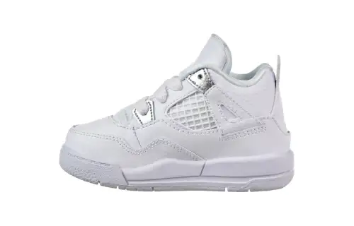 Jordan Air Jordan 4 Retro BT Comfortable and Simple Mid-top Toddler Shoes White Infant and Toddler