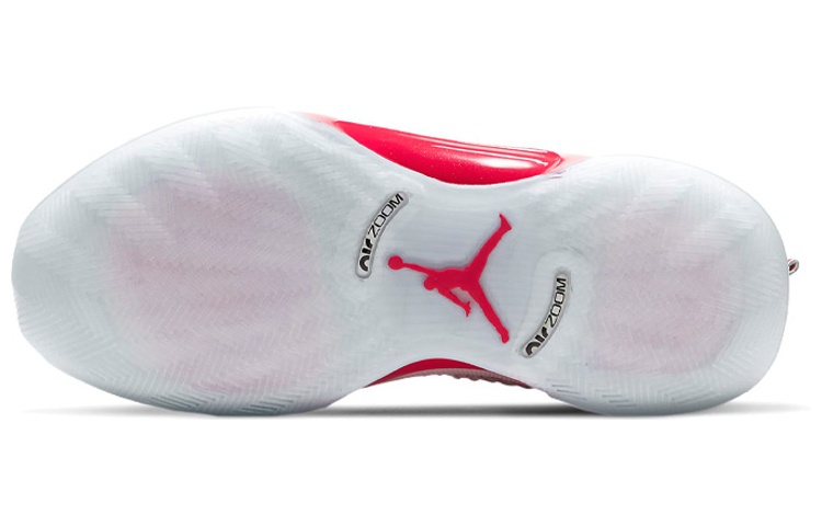 Баскетбольные кроссовки Jordan Air Jordan 35 GS (бело-красные) — Белый / красный — фото 8