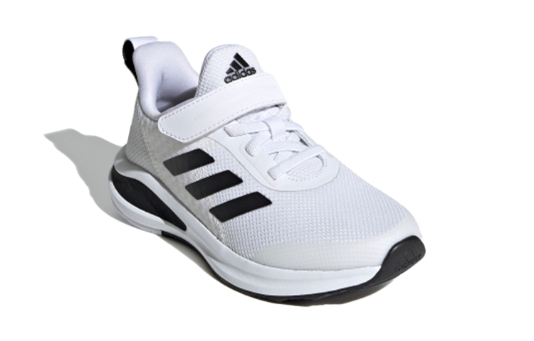 Детские кроссовки adidas Fortarun El K (бело-черные) — Белый / чёрный — фото 3