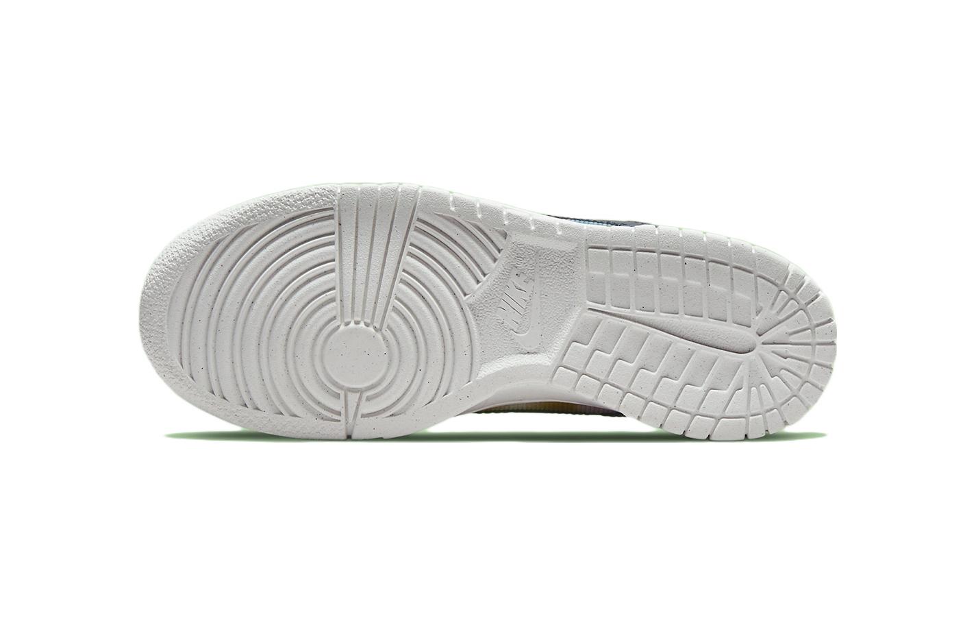 Детские кеды Nike Dunk (черно-синие) — фото 6