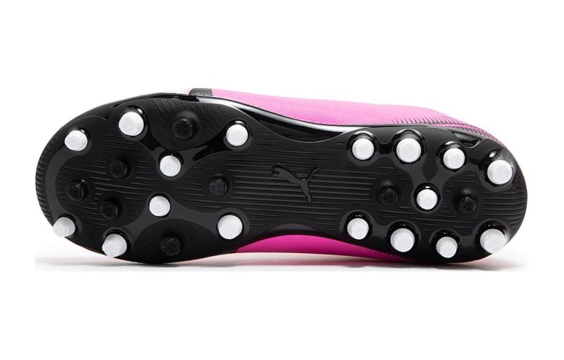 Детские бутсы PUMA Ultra Play MG JR (розово-черно-белый) — фото 10
