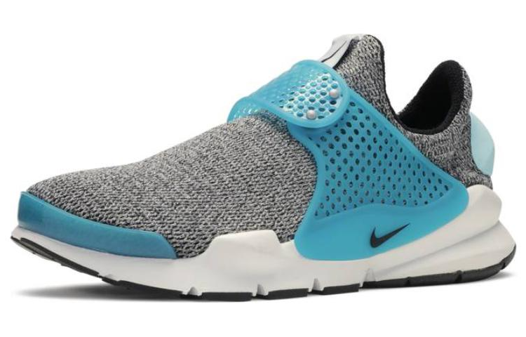 кроссовки Nike GS (черно-серые) — Серый / синий — фото 4