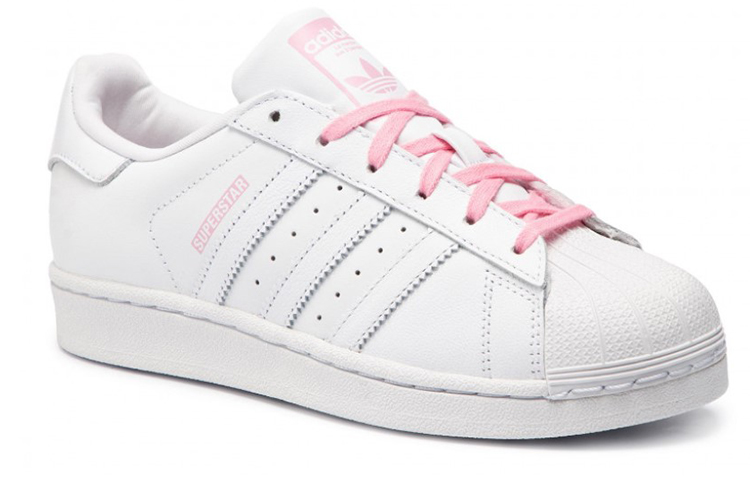 Кеды adidas (бело-розовые) — фото 3