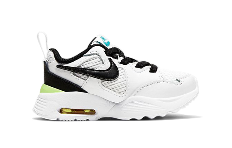 Детские кроссовки Nike Air Max Fusion (бело-черные) — Белыйчёрный — фото 3