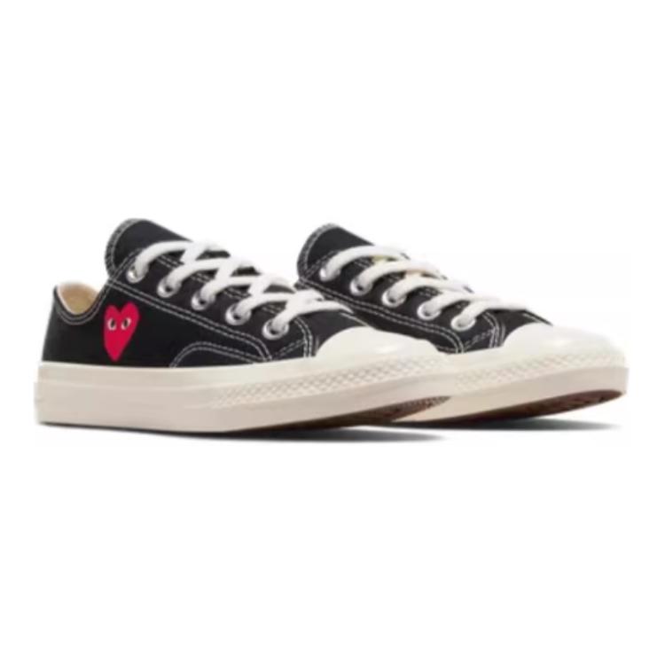 Детские кеды Converse Chuck 70 (черно-красные) — Черный / Красный — фото 3