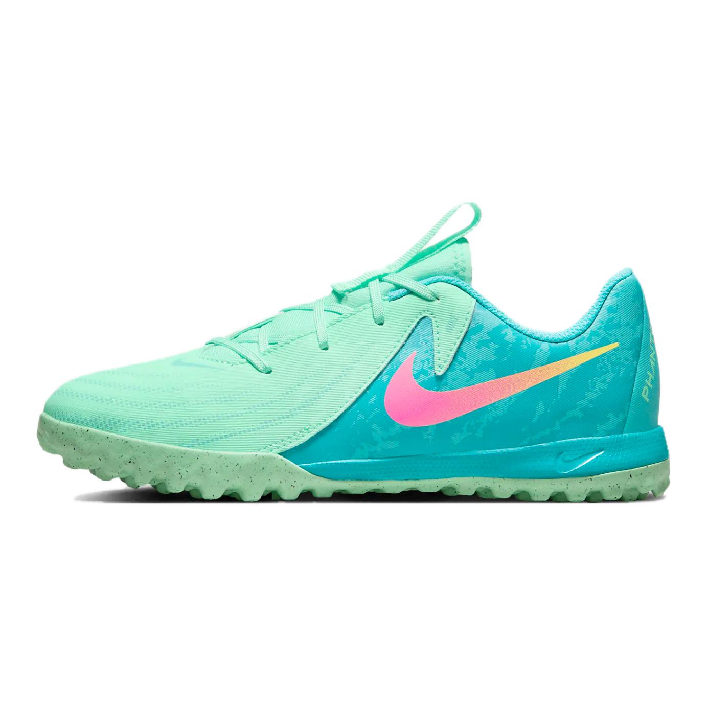 Детские бутсы Nike Junior Phantom GX 2 Academy LV8 (бирюзовые)