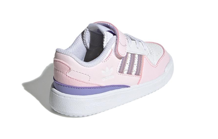 Кеды adidas originals FORUM Low El I (розово-белые) — фото 5