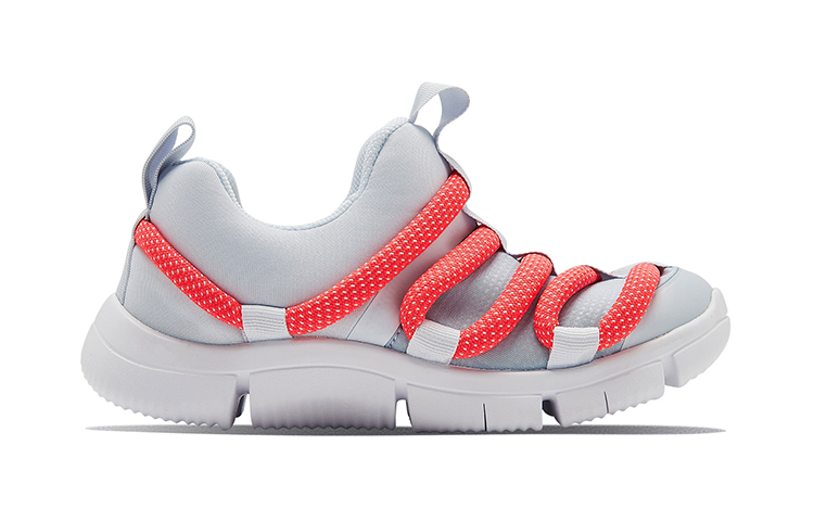 Детские кроссовки Nike Novice (серые с красным) — Серый / красный — фото 4