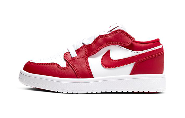Детские кроссовки Jordan Air Jordan 1 Low Alt Gym Red (бело-красные)