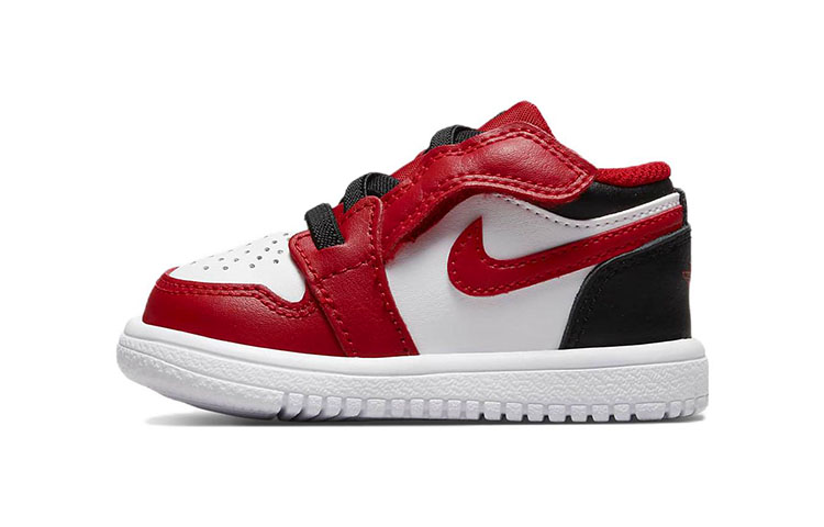 Детские кеды Jordan Air Jordan 1 (черно-красные)
