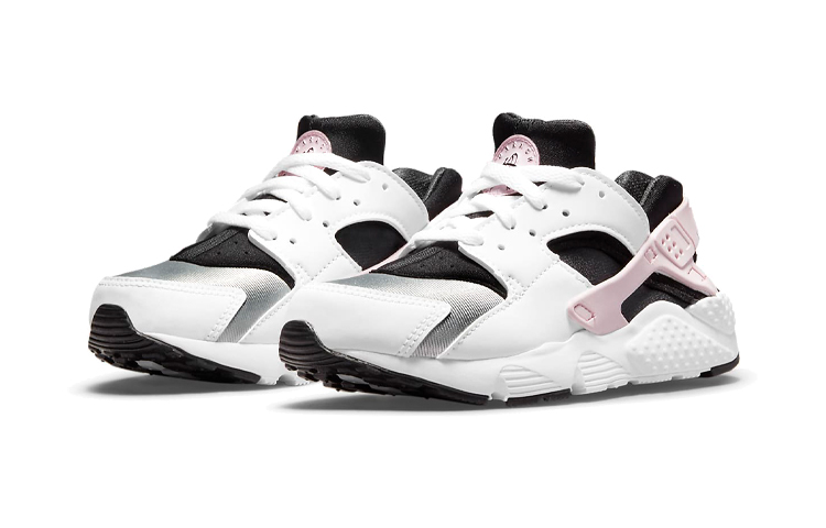 Детские кроссовки Nike Huarache Run (розово-черная) — фото 3