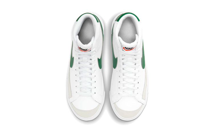 Кеды Nike Blazer Mid 77 (бело-зеленые) — фото 6