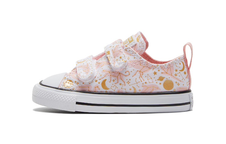 Детские кеды Converse Chuck Taylor All Star 2V (розовый / белый)