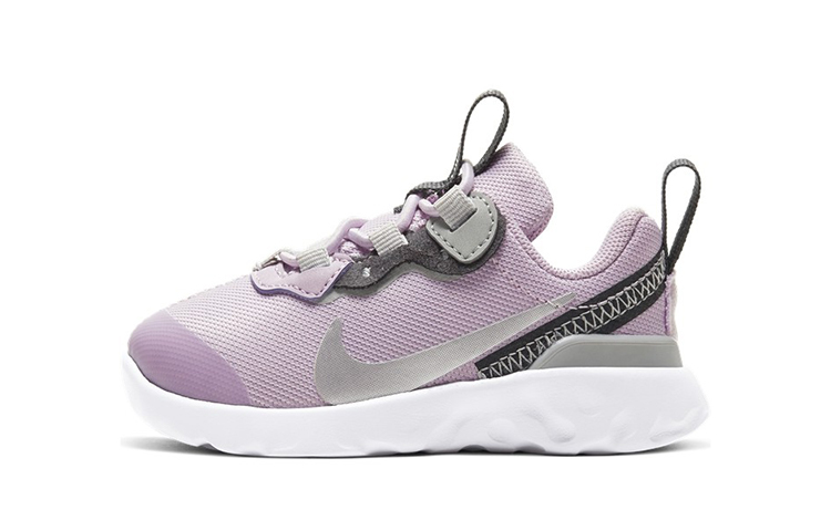 Детские кроссовки Nike Nike React Element 55 (фиолетово-черные)