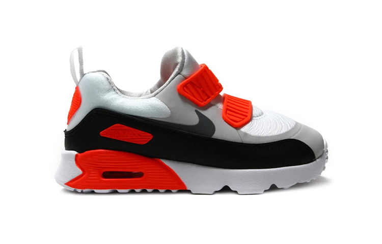 Детские кроссовки Nike Air Max Tiny 90 (черно-серо-красный) — фото 4