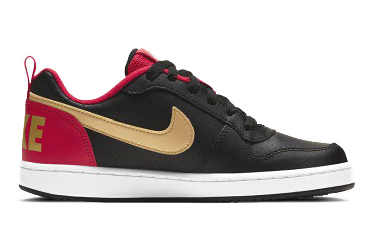 Кеды NikeCourt Borough Low BG (черно-золотой) — фото 4
