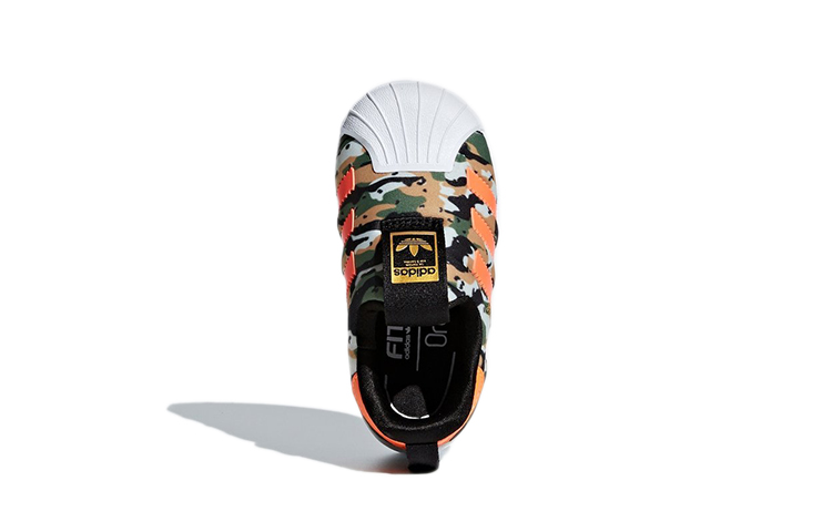 Кеды adidas originals Superstar 360 I (оранжево-белые) — фото 5