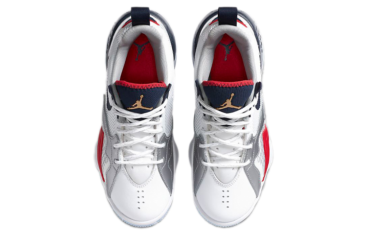 Кроссовки Jordan JordanZoom 92 GS (бело-синие) — Белыйсиний — фото 6