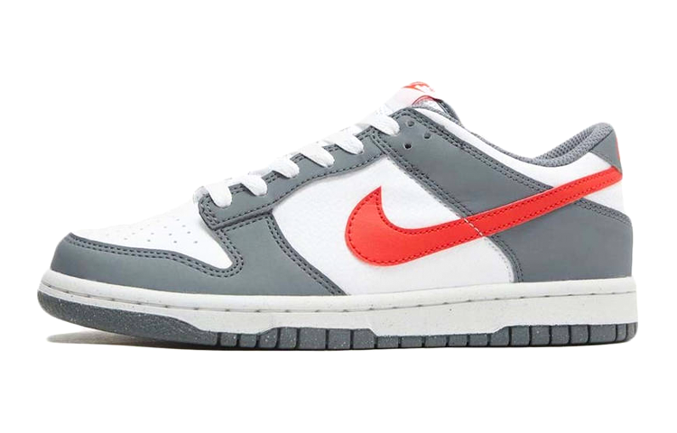 Кеды Nike Light Crimson (бело-серо-оранжевые)