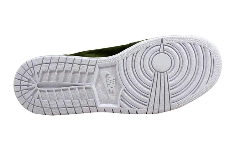 Кроссовки Jordan Air Jordan 1 Retro Low NS (зеленые) — фото 5